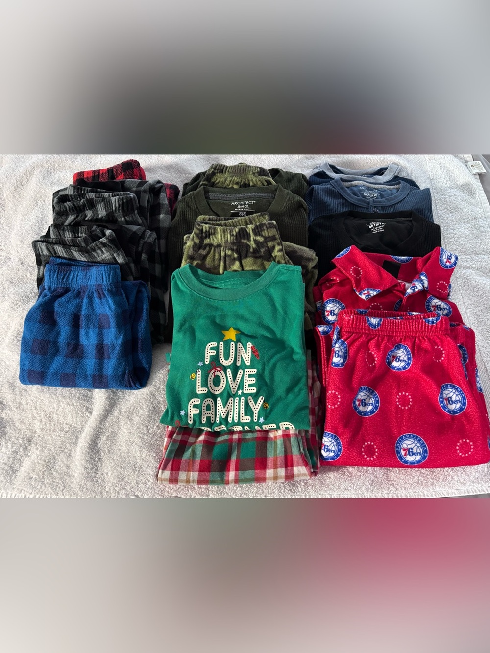Boys bundle pajama sets - size 8 and 10/12